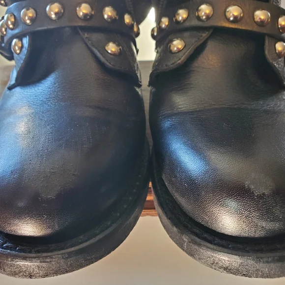 Steve Madden leather black booties, Made in Italy - Picture 3 of 6